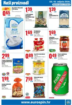 Katalog Eurospin - Pregled kataloga iz trgovine Eurospin, vrijedi od 04.02.2026 | Stranica: 11 | Proizvodi: Pasirana rajčica, Riža, Paprika, Rajčica