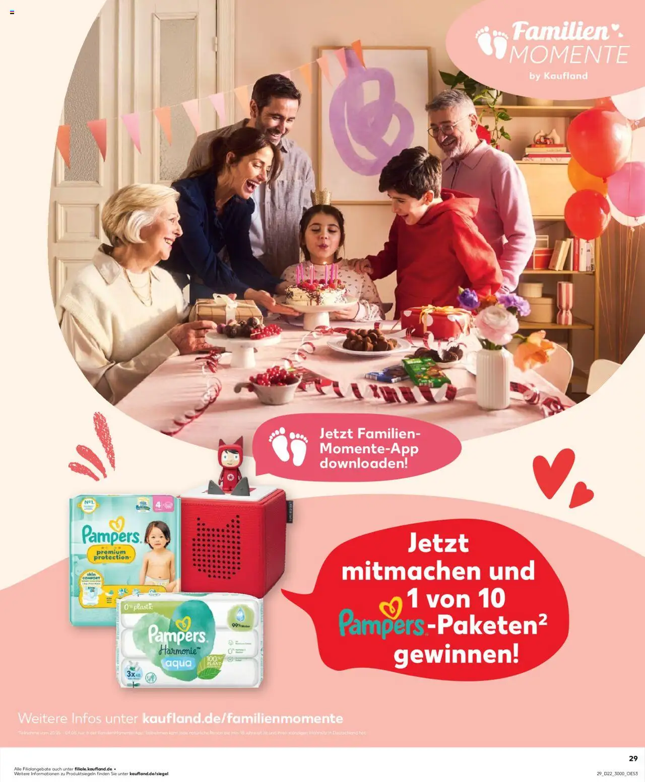 Kaufland Prospekt 	 - gültig ab dem 30.05.2025 | Seite: 29 | Produkte: Pampers