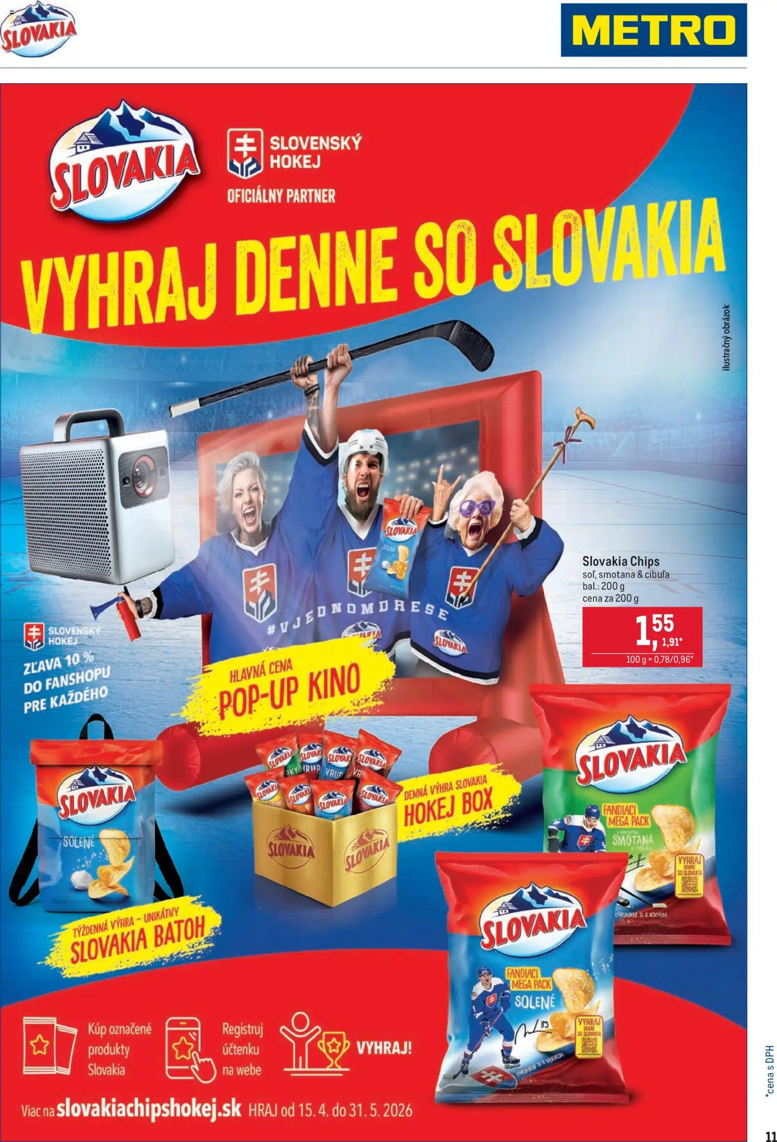 Nové Metro akcie – leták je platný od 25.03.2026 | Strana: 11 | Produkty: Smotana, Cibuľa