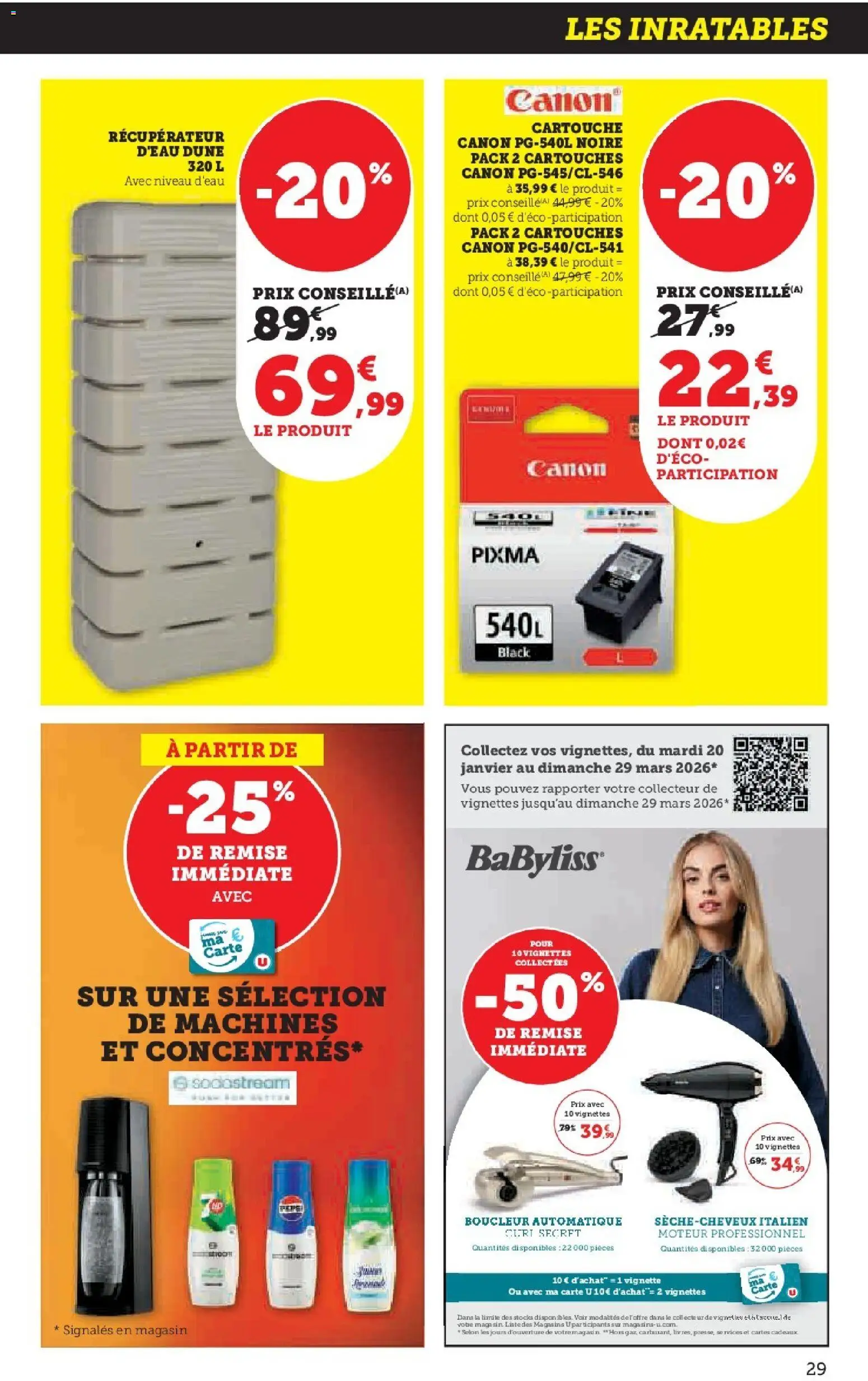 {H1} | Page: 29 | Produits: Sodastream, Boucleur, Cartouche