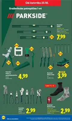 Parkside® Muške čarape, 3 para u setu. Visoki udio pamuka i elastansko vlakno (LYCRA®). Veličine: 39-50 - Pregled kataloga iz trgovine Lidl, vrijedi od 20.10.2025 | Stranica: 58