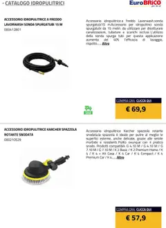 Anteprima del volantino Eurobrico Idropulitrici catalogo valido a partire dal 23.07.2025 | Pagina: 46 | Prodotti: Spazzola, Idropulitrice