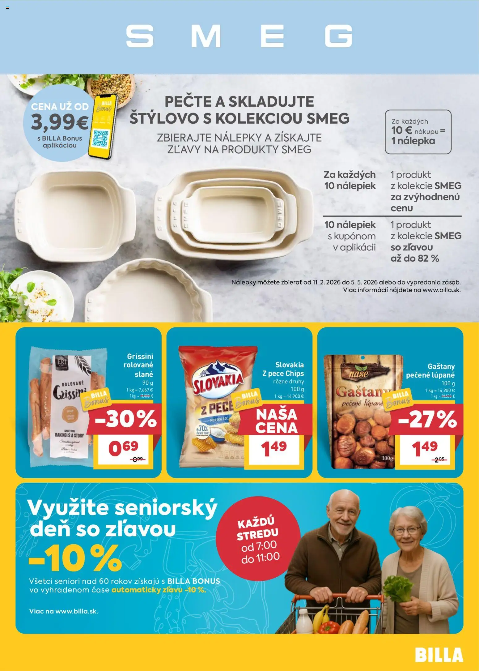Nové Billa akcie – leták je platný od 29.04.2026 | Strana: 19 | Produkty: Gaštany, Soľ