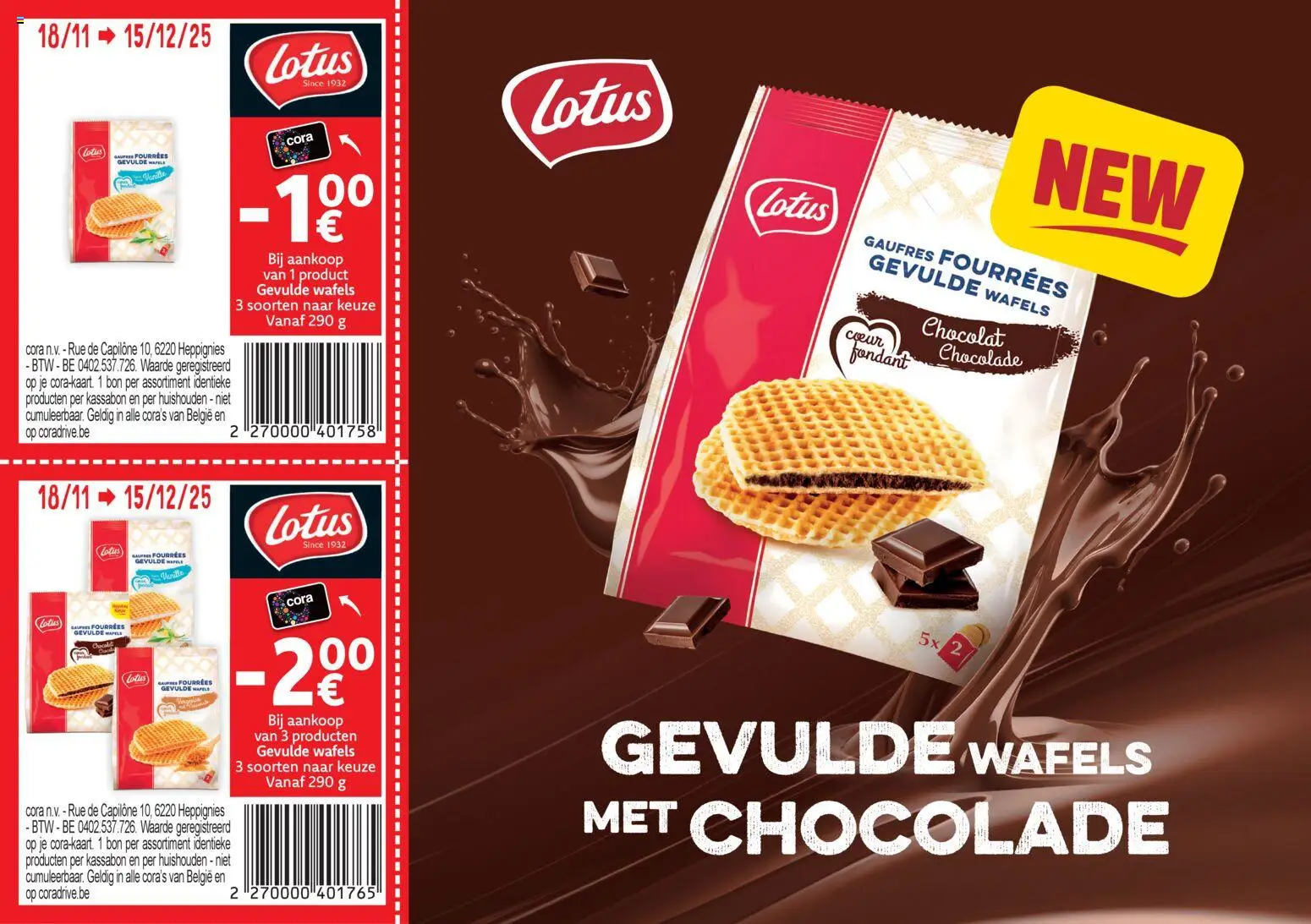 {H1} | Pagina: 17 | Producten: Wafels, Chocolade
