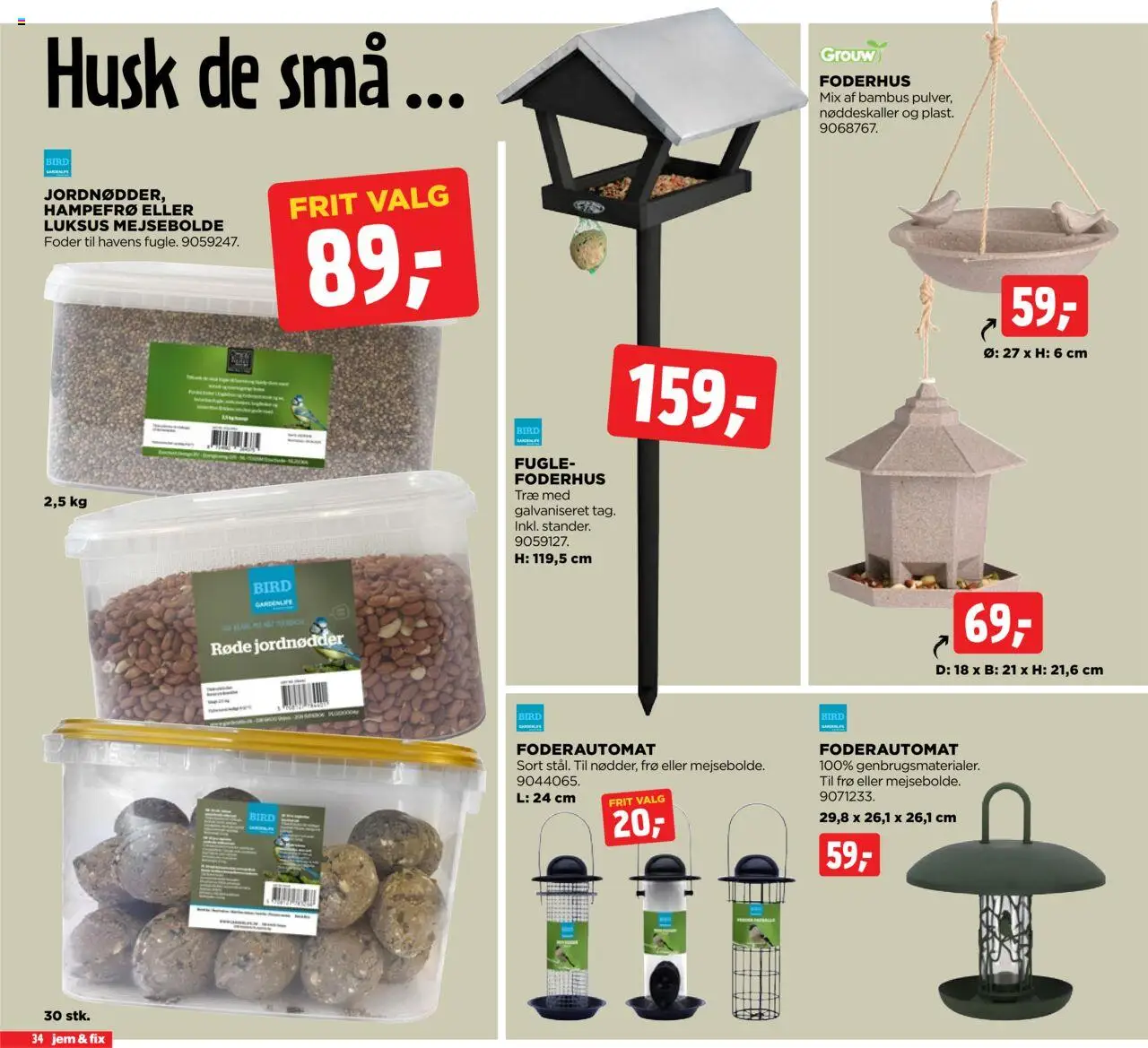 Jem & fix tilbudsavis – gyldig fra 28.09.2025 | Side: 34 | Produkter: Jordnødder