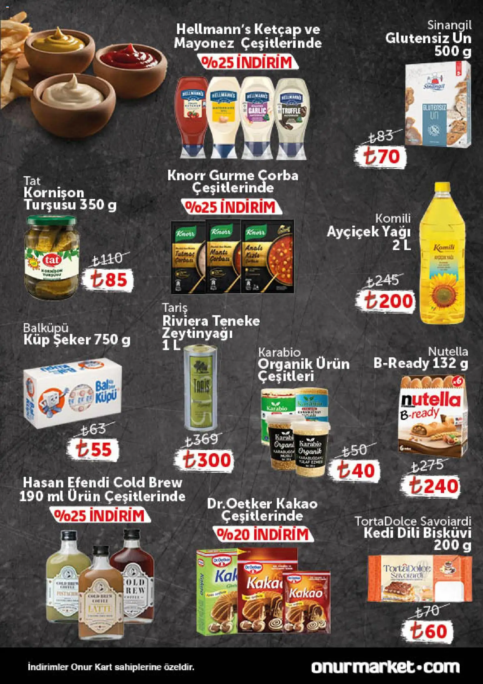 Onur Market Katalog - Gurme - 02.01.2026 tarihinden itibaren geçerlidir | Sayfa: 2 | Ürünler: Şeker, Ketçap, Küp şeker, Bisküvi