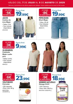 Costco catálogo │ válido desde el 07.07.2025 | Página: 9 | Productos: Camisa, Peso
