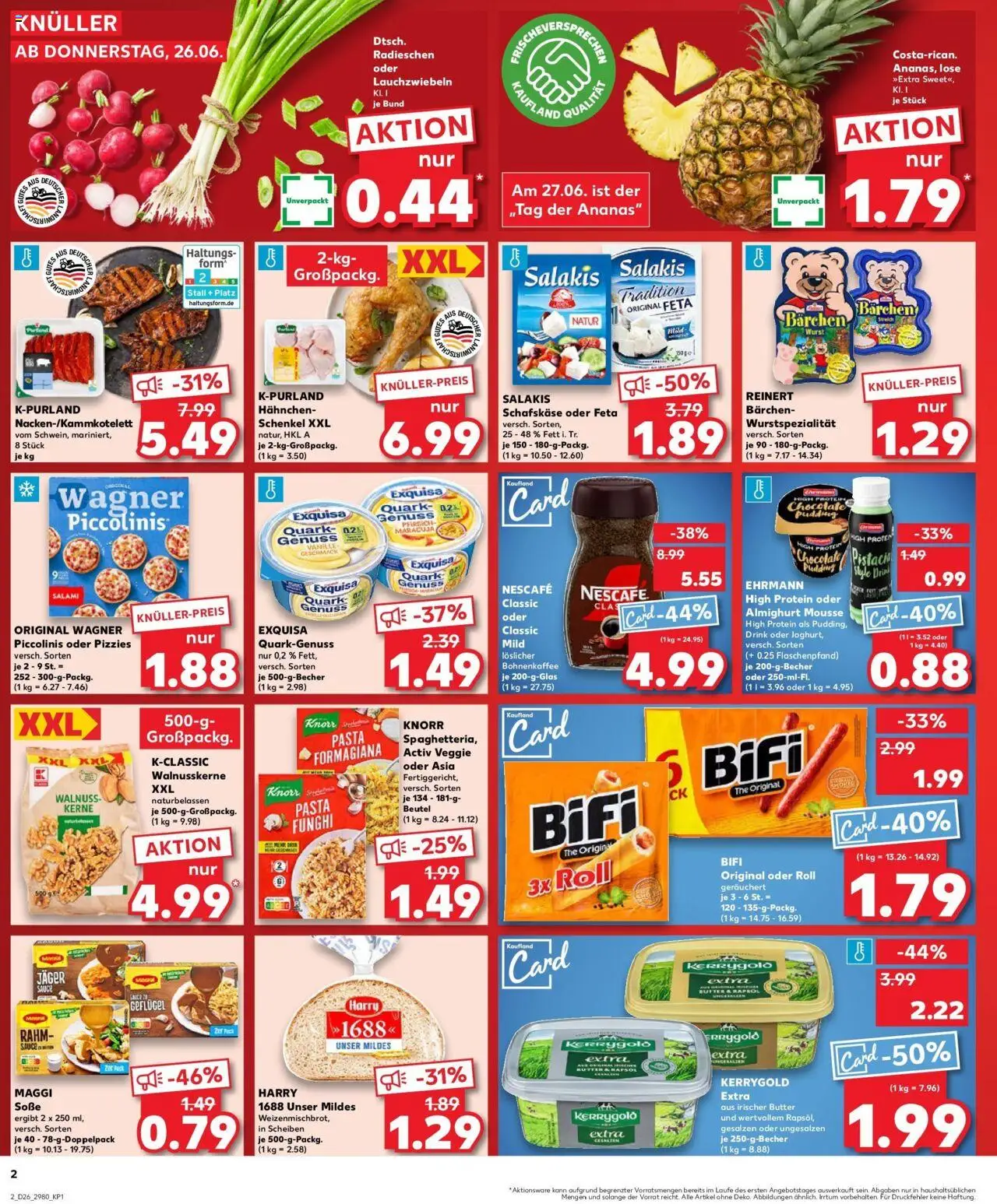Kaufland prospekt Staßfurt	 - gültig ab dem 29.06.2025 | Seite: 13 | Produkte: Bifi, Knorr, Soße, Pasta