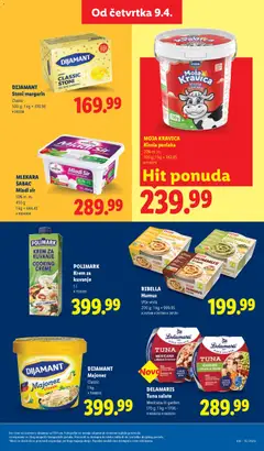 MOJA KRAVICA Kisela pavlaka, 20% m. m. 700 g - pregled Lidl kataloga - važi od 09.04.2026 | Strana: 31