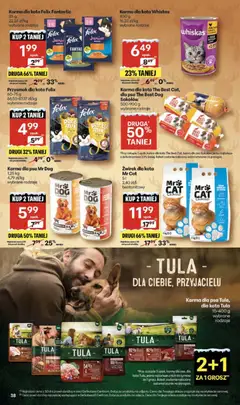 Pogląd oferty "Delikatesy Centrum Gazetka" - ważna od 18.12.2025 | Strona: 38 | Produkty: Żwirek dla kota, Delikatesy, Karma dla psa, Wołowina