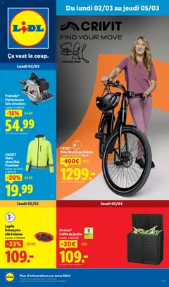 LIDL - Prévisualisation de LIDL catalogue les bonnes affaires Exclu Web valide à partir de 02.03.2026