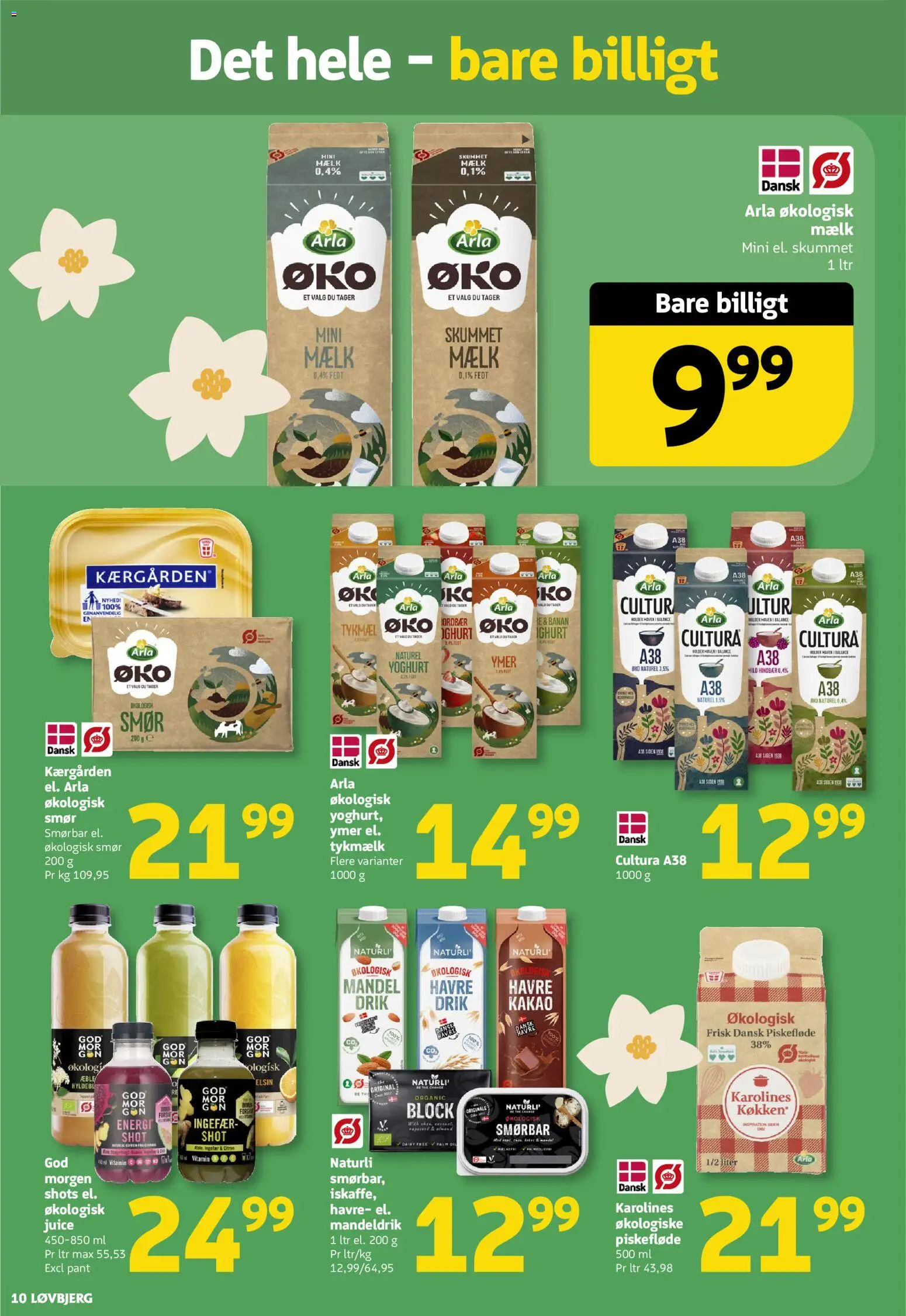 Løvbjerg tilbudsavis – gyldig fra 24.04.2026 | Side: 10 | Produkter: Smør, Ingefær, Jordbær, Mandeldrik