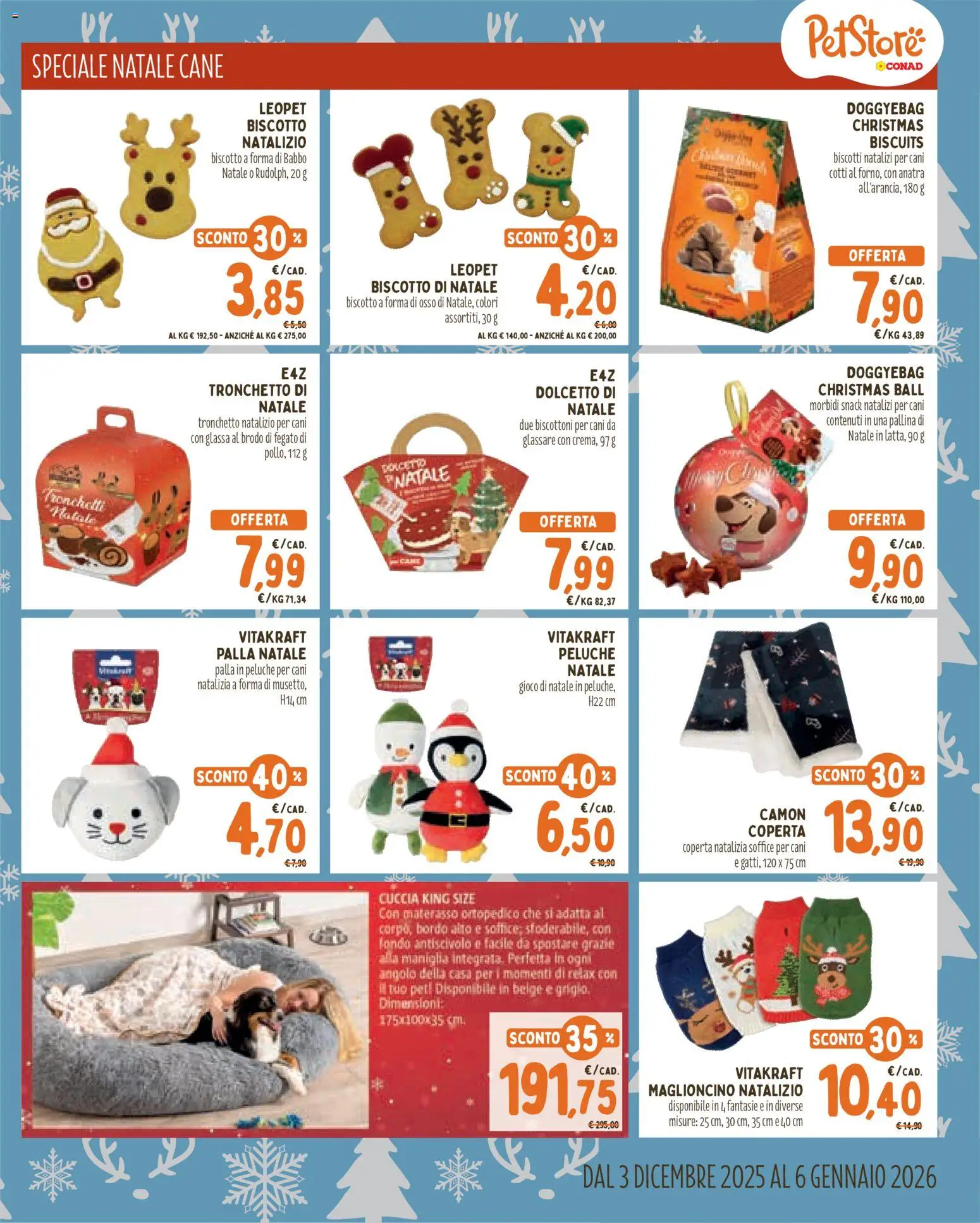 Volantino Conad del 03.12.2025 | Pagina: 7 | Prodotti: Peluche, Biscotti, Gioco, Glassa