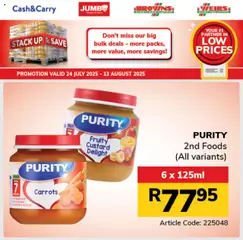Jumbo Top-Sellers │ valid from 24.07.2025 | Page: 3 | Products: Custard, Carrots