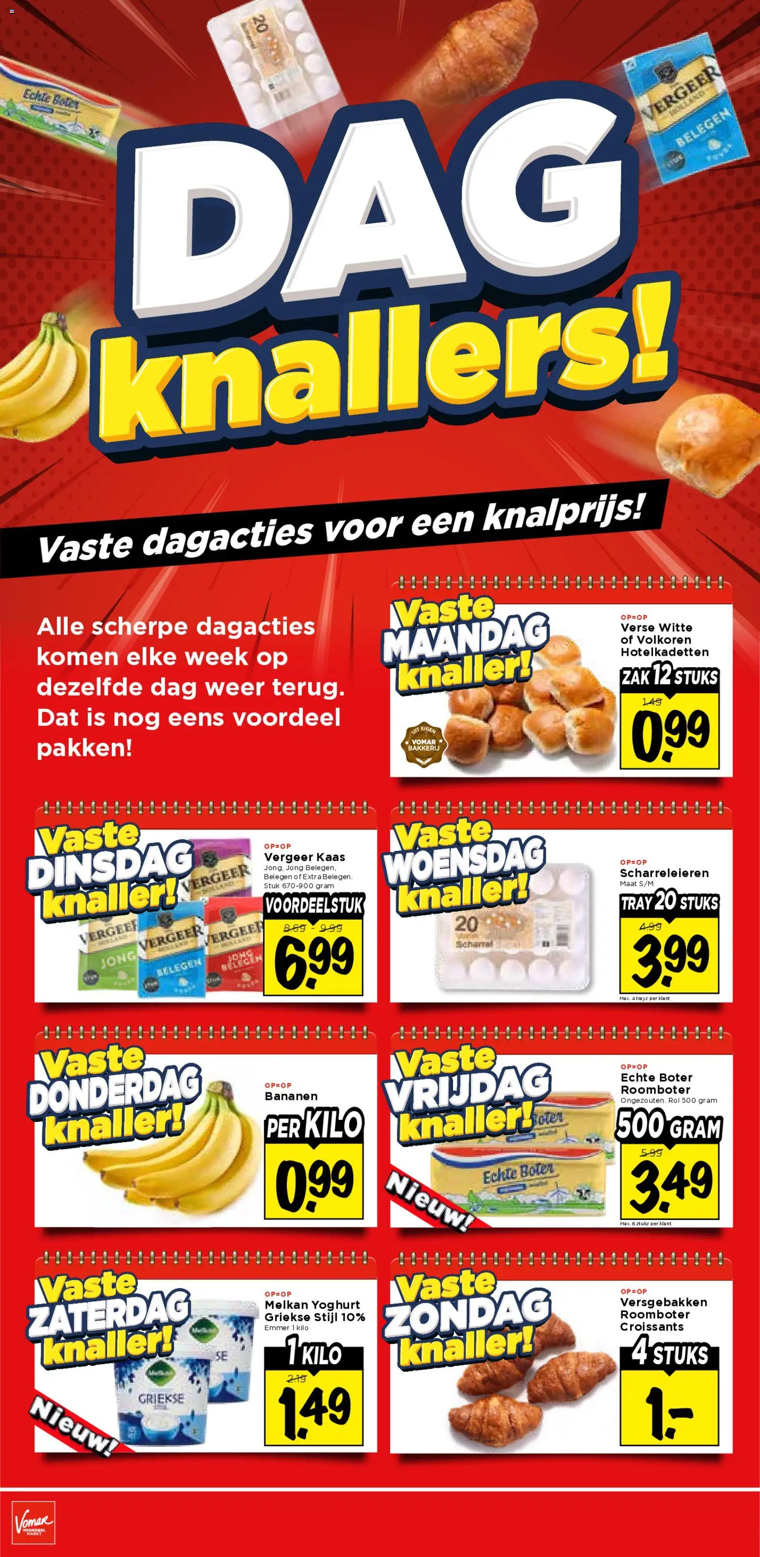 {H1} | Pagina: 19 | Producten: Yoghurt, Roomboter, Zak, Bakkerij