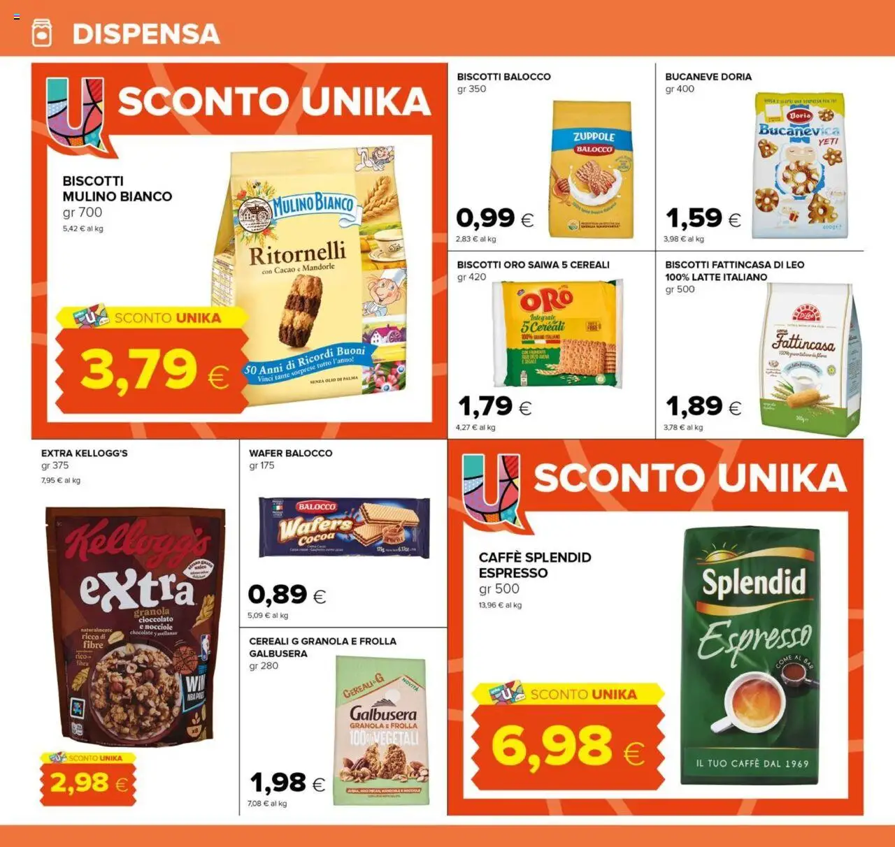 Volantino Tigre del 24.07.2025 | Pagina: 18 | Prodotti: Caffè, Cereali, Latte, Olio