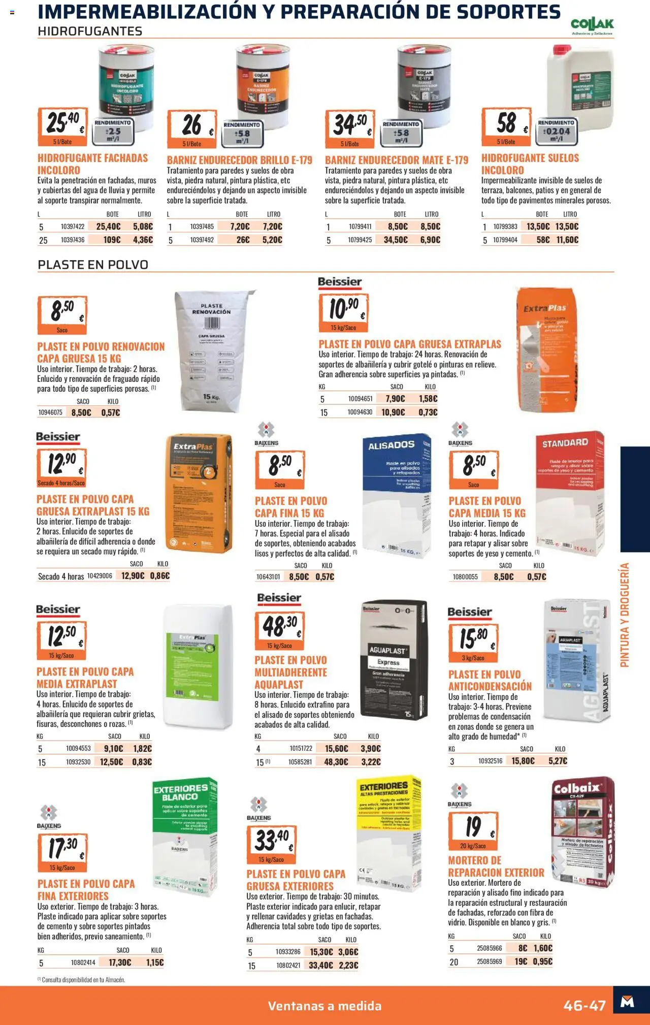 Obramat - Palma │ válido desde el 10.10.2025 | Página: 47 | Productos: Polvo, General