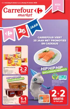 Carrefour - Market Promoties  - Voorbeeld van een folder van Carrefour, geldig van 08.10.2025
