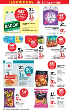 bi1 - Prévisualisation de bi1 catalogue maxi marché valide à partir de 17.02.2026 | Page: 12 | Produits: Eau minérale, Couscous, Pois, Tomates