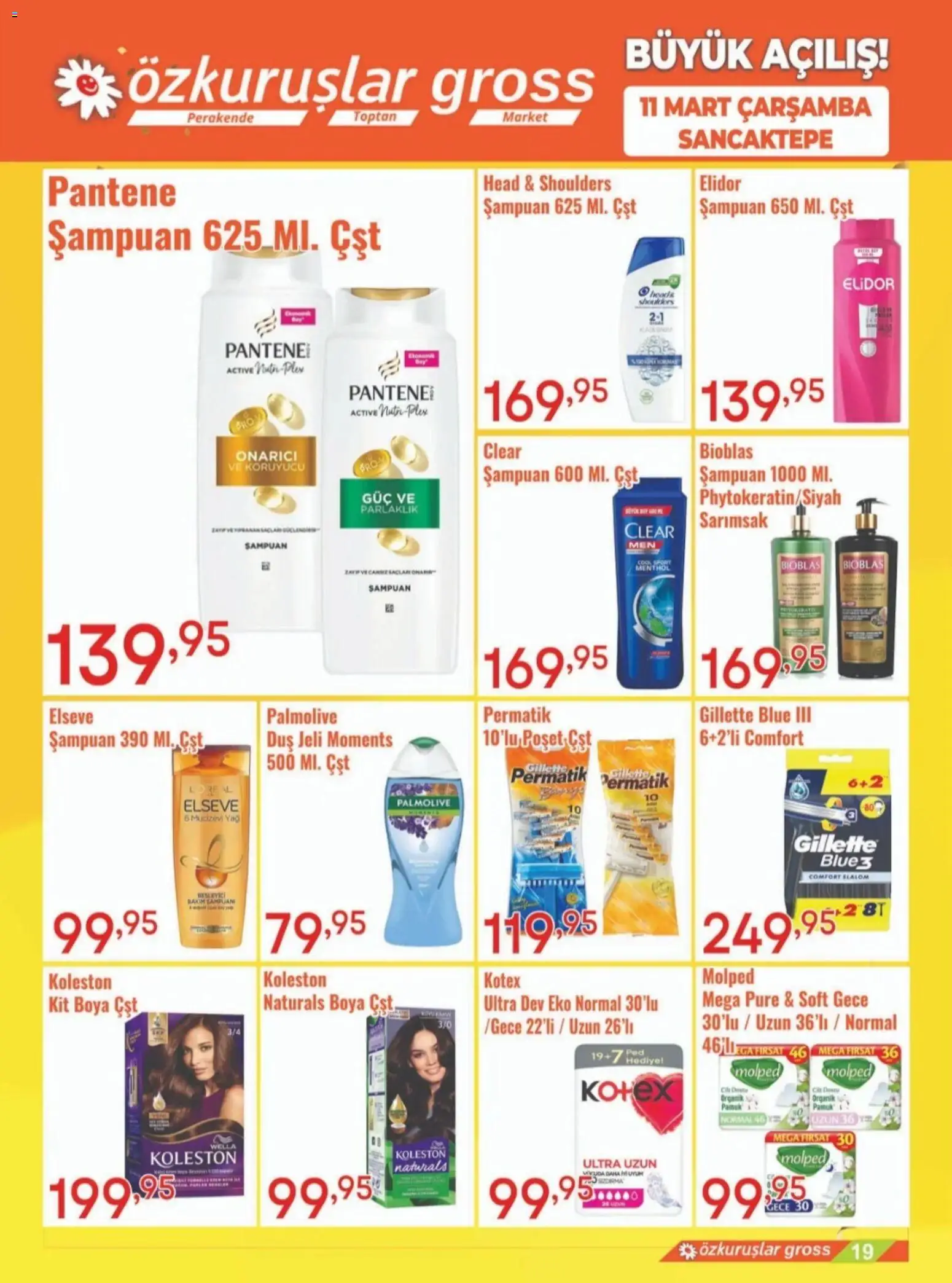 Özkuruşlar Katalog Sancaktepe  - 11.03.2026 tarihinden itibaren geçerlidir | Sayfa: 18 | Ürünler: Duş, Şampuan, Yağ, Sarımsak