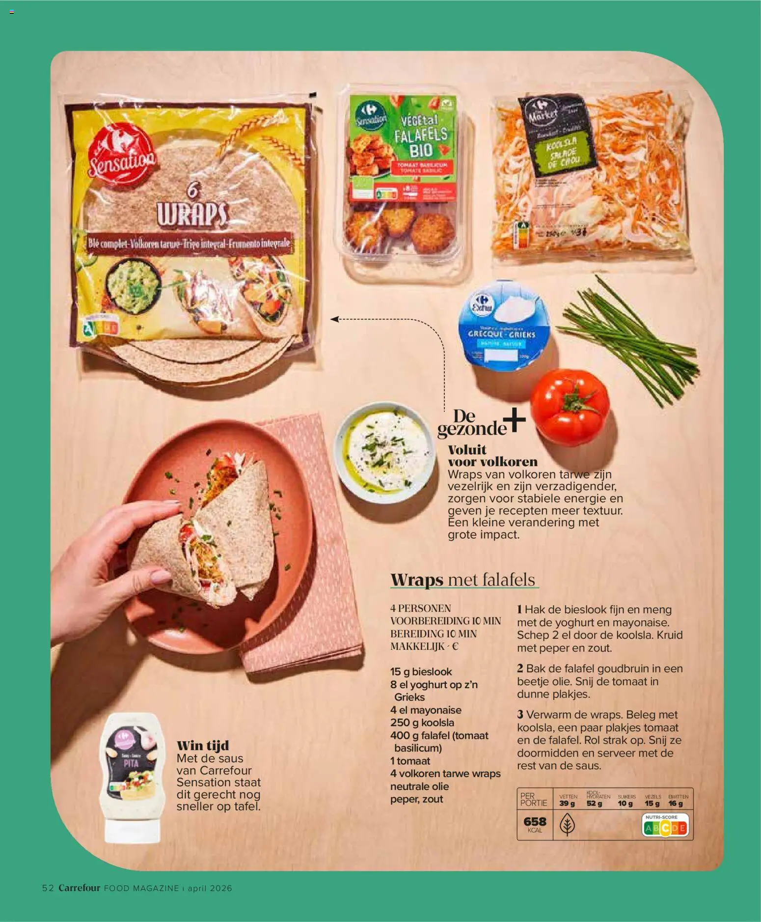 {H1} | Pagina: 52 | Producten: Koolsla, Tarwe, Tomaat, Olie