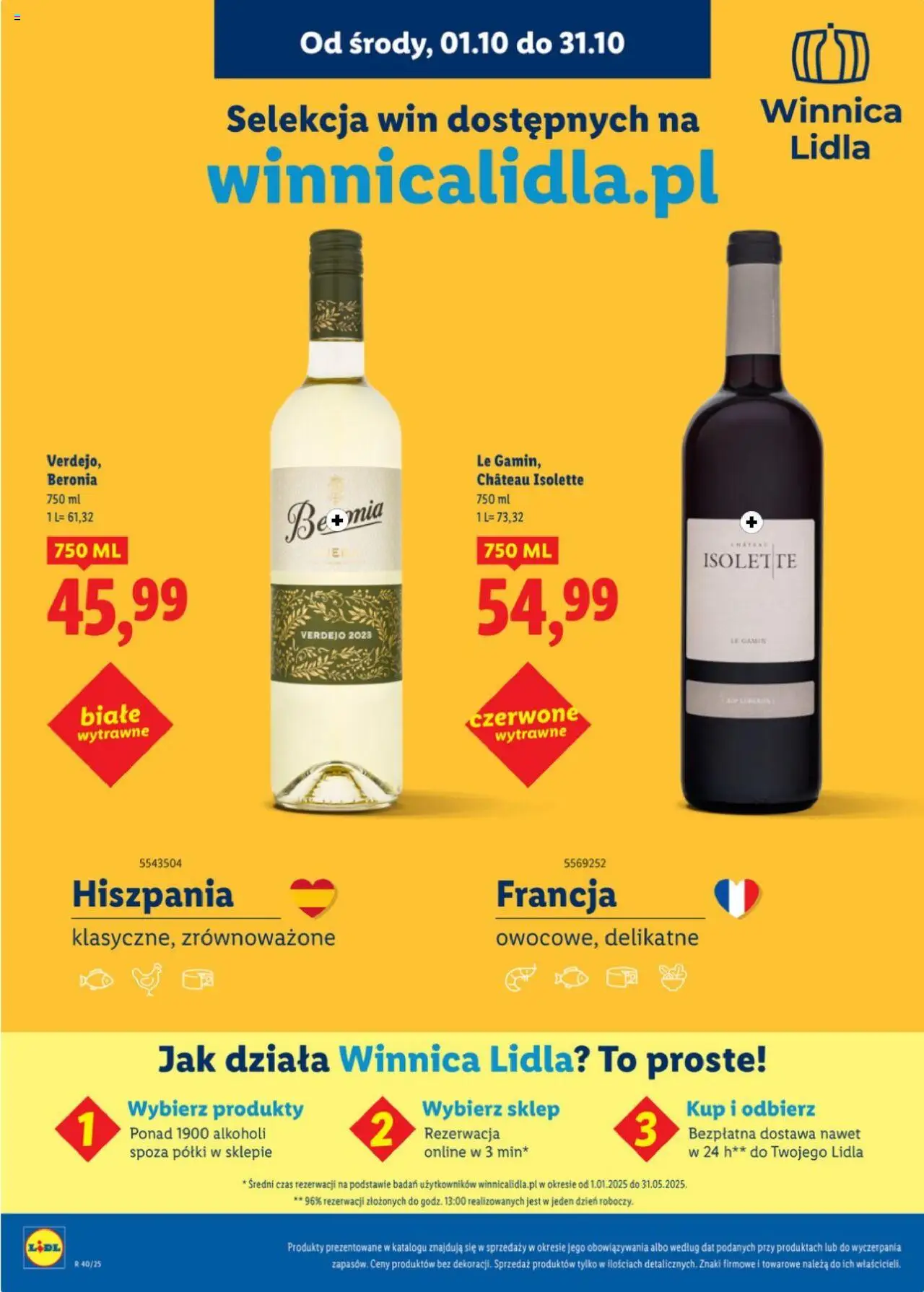 Lidl Katalog karta win od 01.10.2025 | Strona: 20