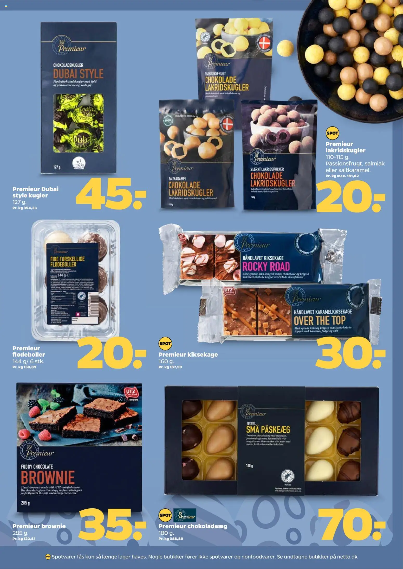 Netto tilbudsavis – gyldig fra 21.03.2026 | Side: 21 | Produkter: Chokolade, Feijões, Flødeboller, Salt