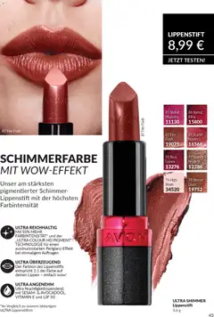 AVON Katalog April 2026 ab 01.04.2026 gültig | Seite: 47 | Produkte: Lippenstift