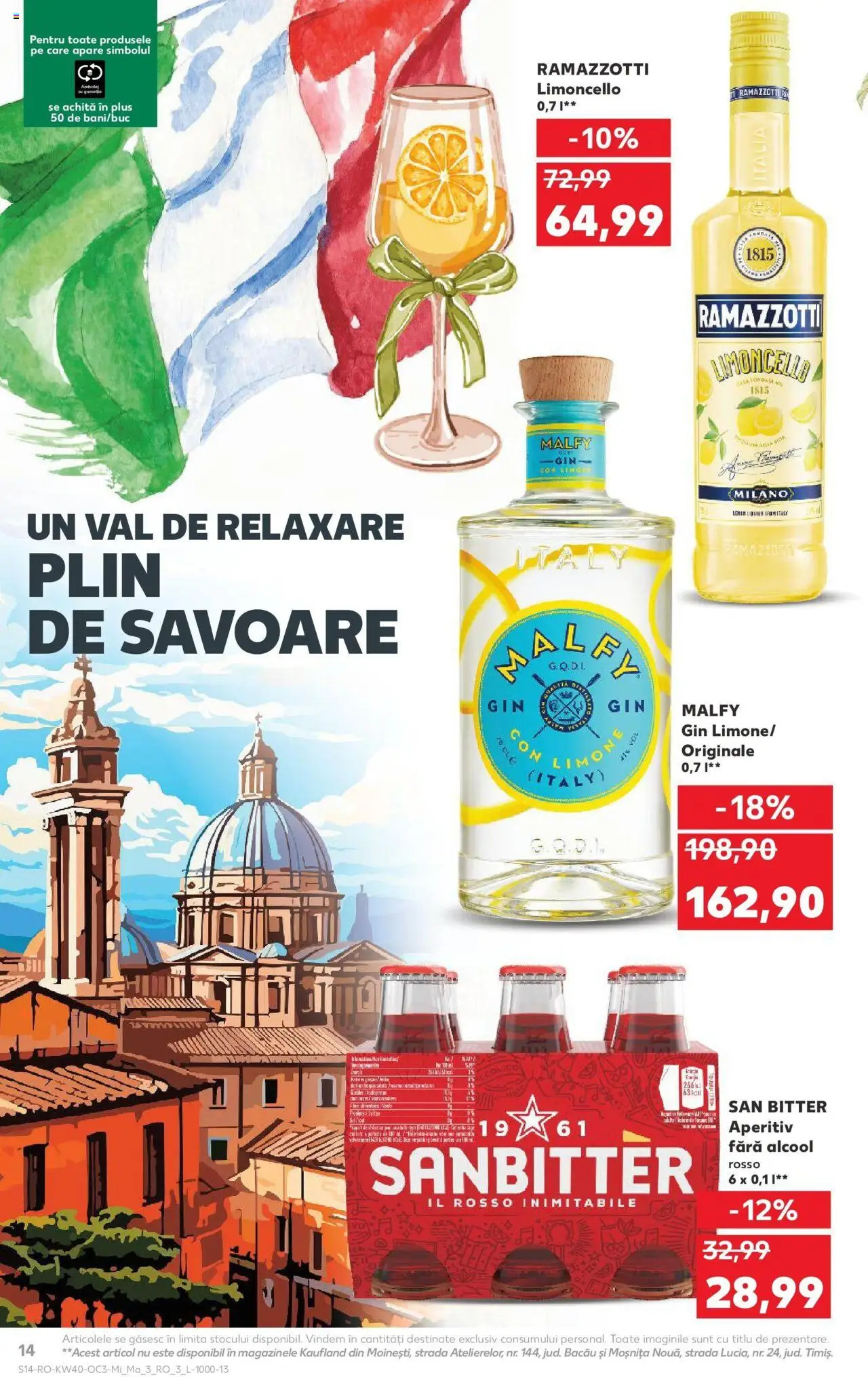 Noul catalog Kaufland – valabil de la 01.10.2025 | Pagină: 14 | Produse: Gin