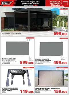 Anteprima del volantino Brico io volantino valido a partire dal 30.03.2026 | Pagina: 5 | Prodotti: Tenda, Pergola, Alluminio