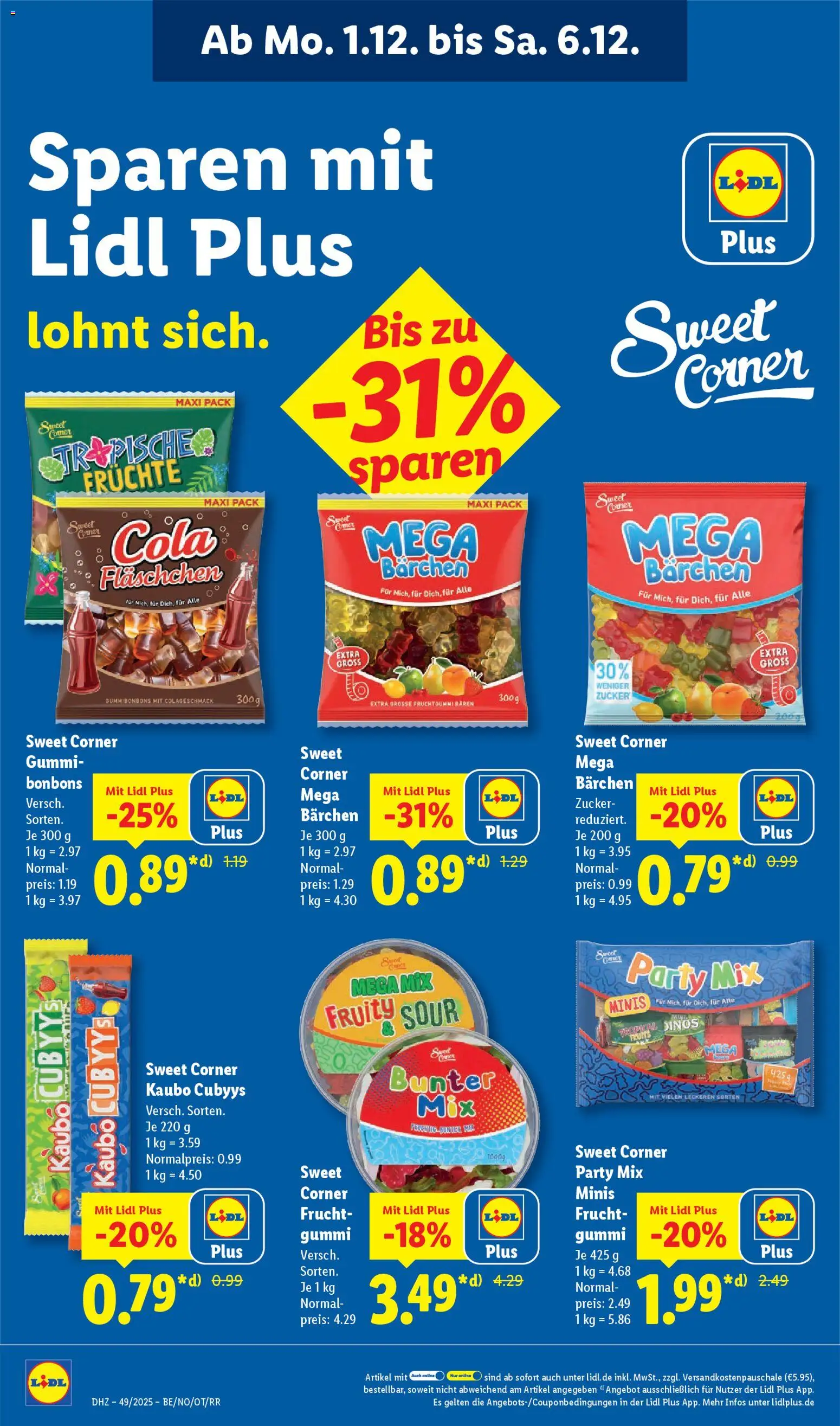 Lidl Prospekt Bestwig – gültig ab 01.12.2025 | Seite: 18 | Produkte: Cola, Zucker