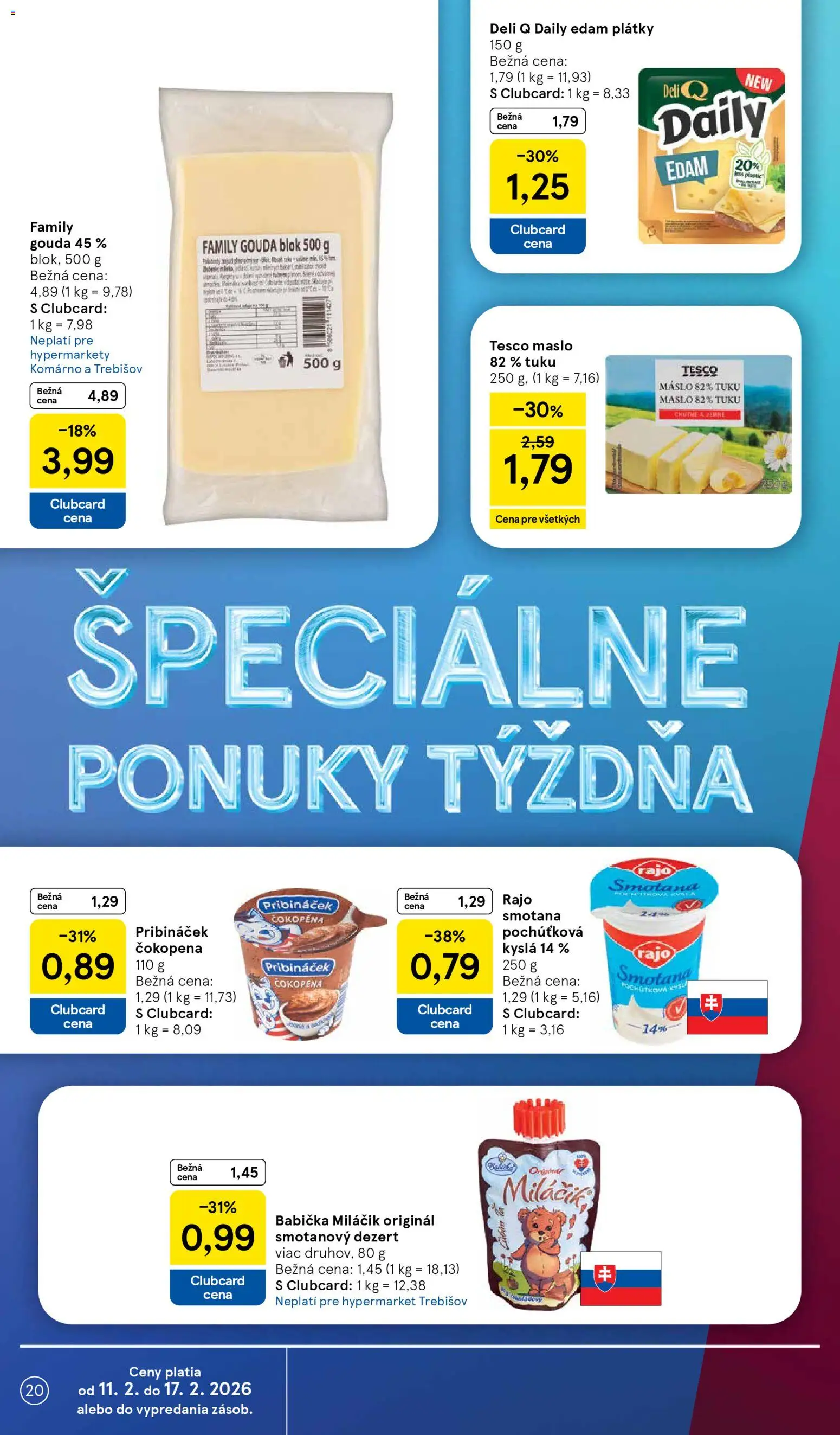 Nové Tesco akcie – leták je platný od 11.02.2026 | Strana: 20