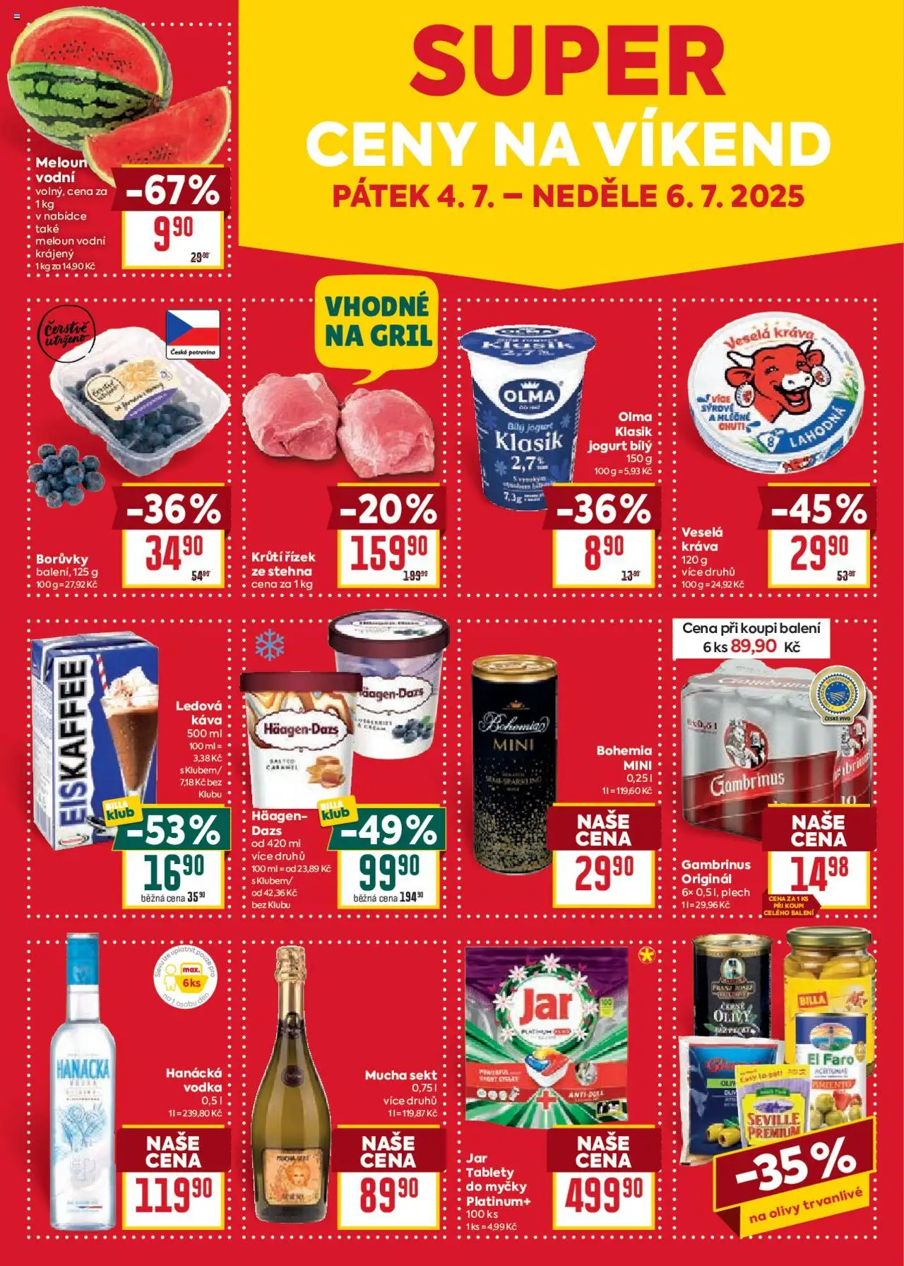 Billa Velký leták od 02.07.2025 | Strana: 27 | Produkty: Steak, Sekt, Mucha sekt, Jar