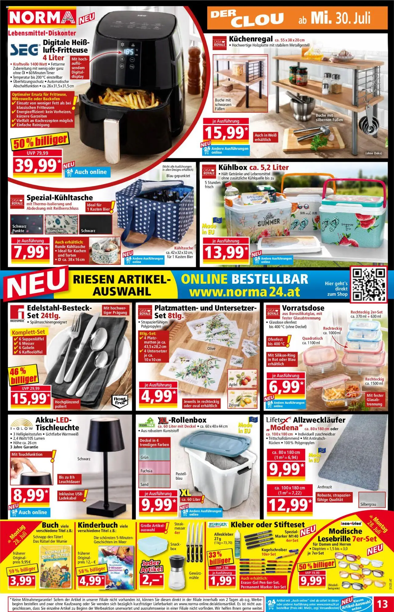 Norma Flugblatt gültig ab 28.07.2025 | Seite: 13 | Produkte: Libacomb, USB, Mikrowelle, Mühle