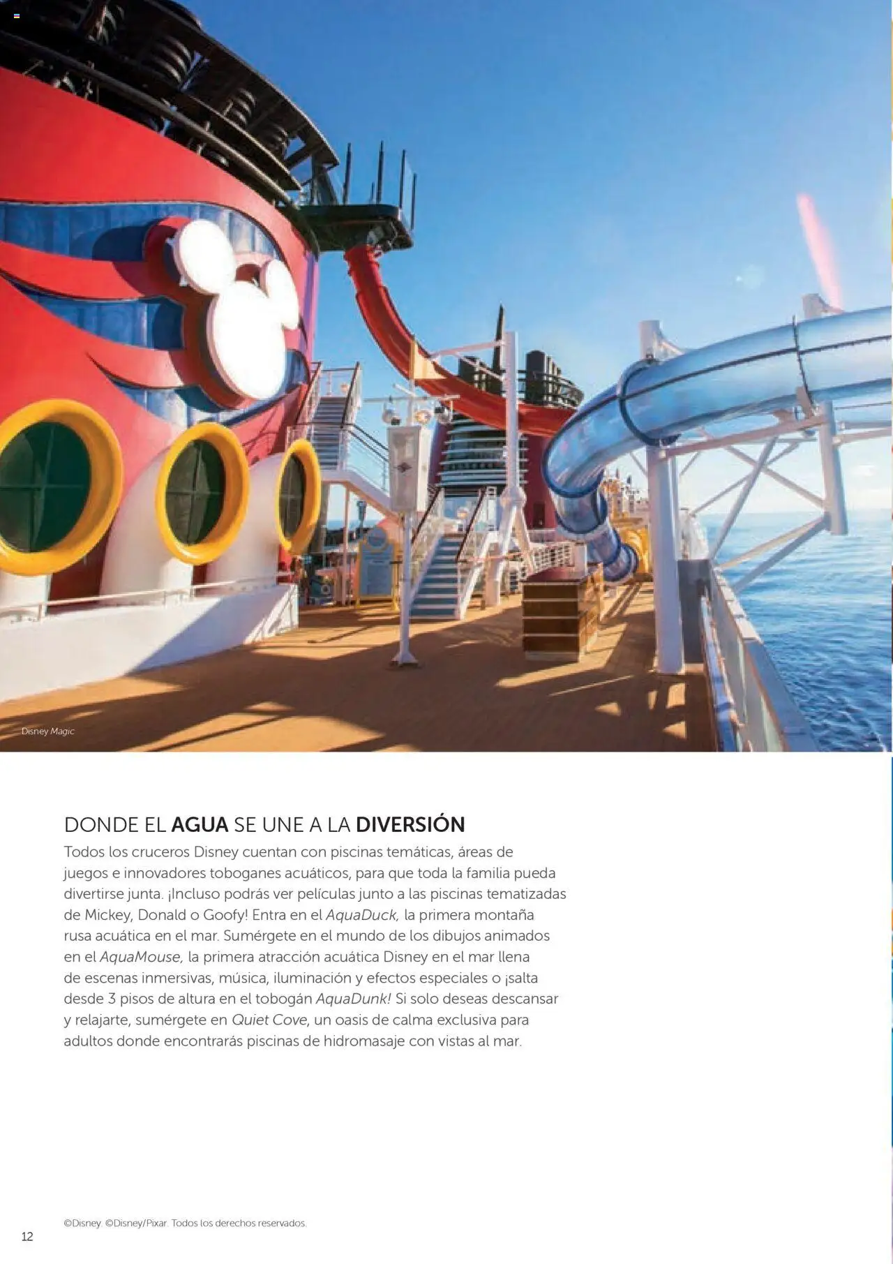 Viajes El Corte Inglés Disney Cruise Line │ válido desde el 28.01.2025 | Página: 12