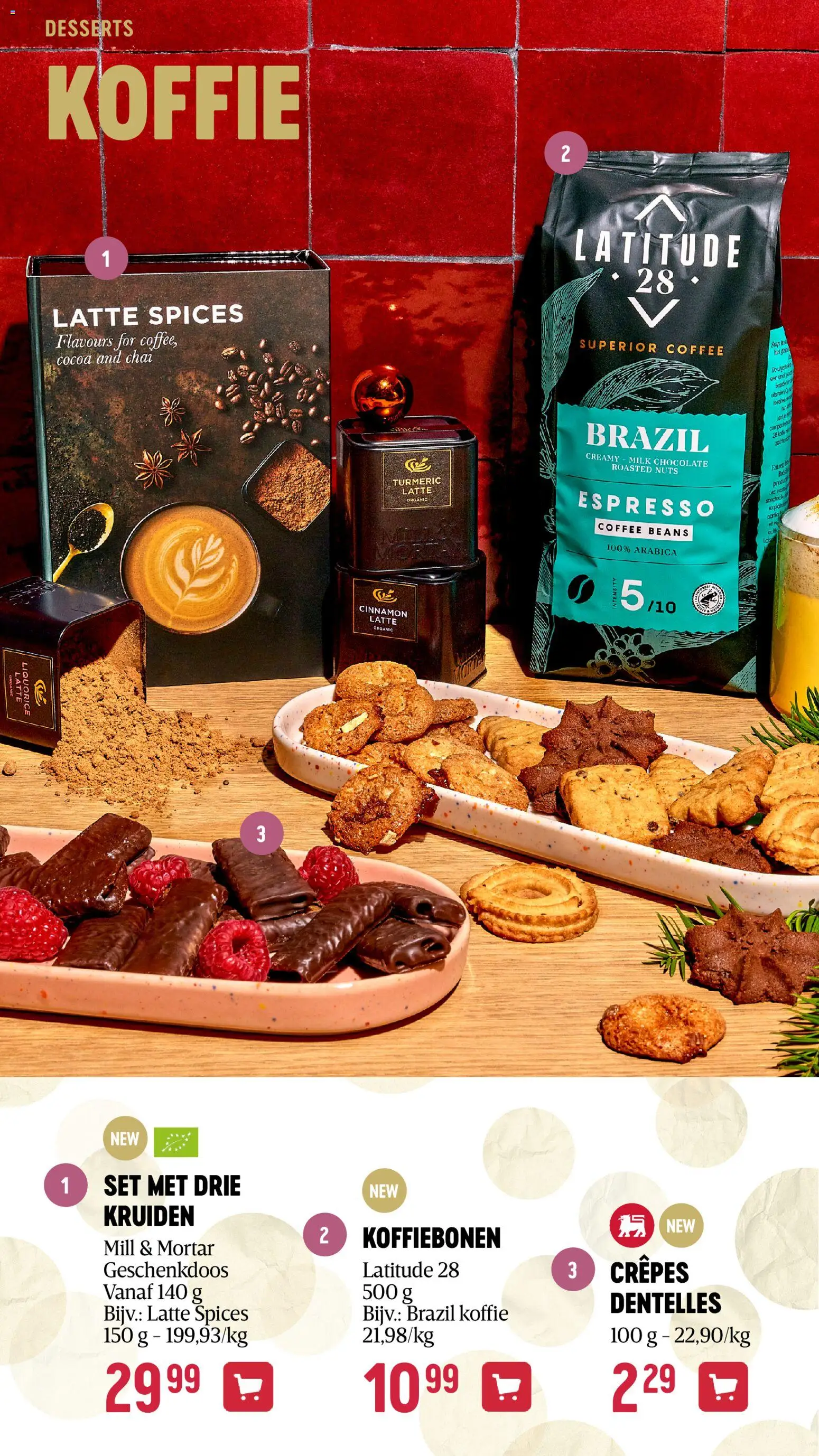 {H1} | Pagina: 50 | Producten: Koffiebonen, Koffie