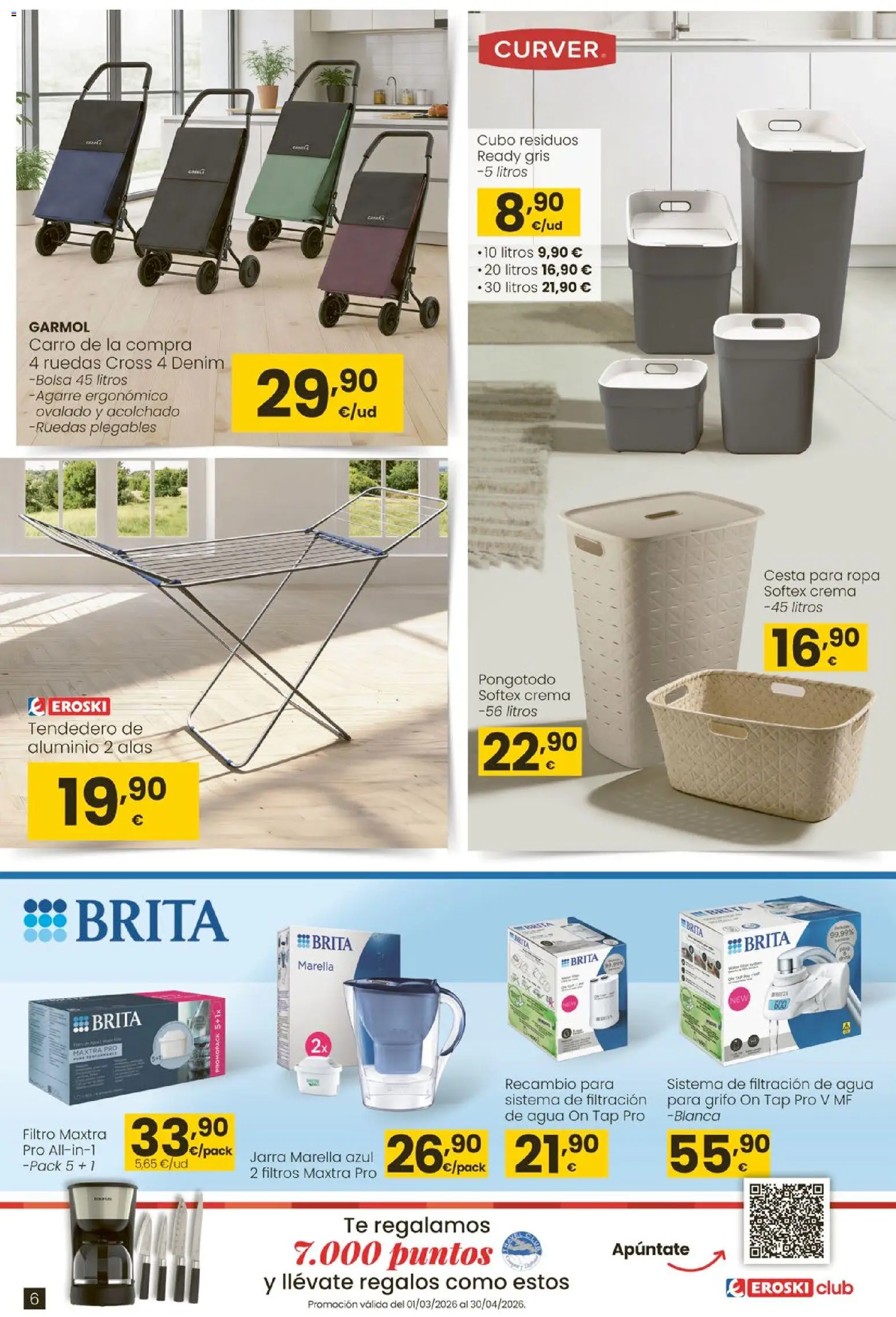 Eroski - Oh Qué agusto │ válido desde el 05.03.2026 | Página: 6 | Productos: Té, Ropa, Bolsa, Cesta