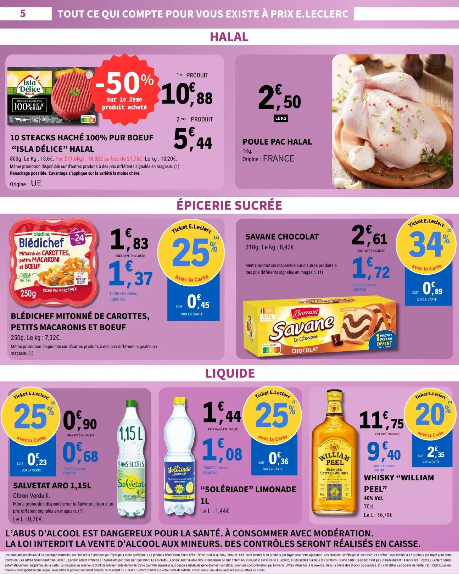 {H1} | Page: 5 | Produits: Whisky, Citron, Salvetat, Chocolat