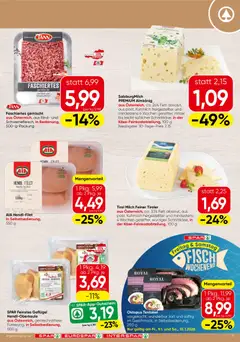 Spar Flugblatt ab 08.01.2026 gültig | Seite: 9 | Produkte: Milch, Fisch