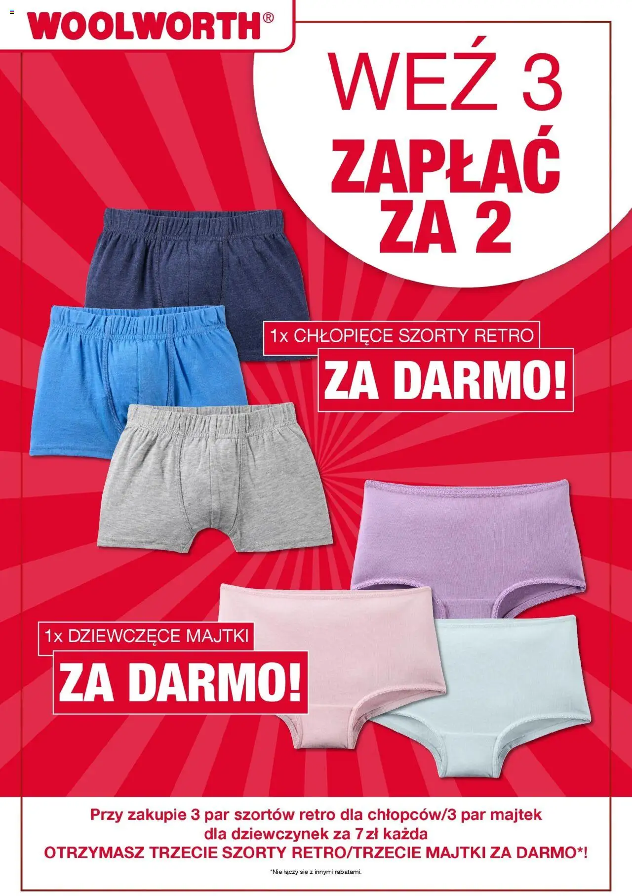 Woolworth Gazetka od 22.08.2025 | Strona: 30 | Produkty: Szorty, Majtki