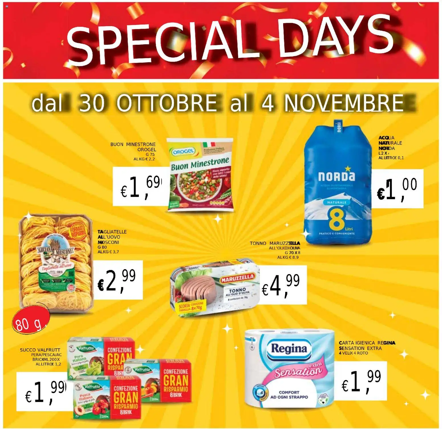Volantino Coal del 23.10.2025 | Pagina: 27 | Prodotti: Minestrone, Succo, Pera, Tonno