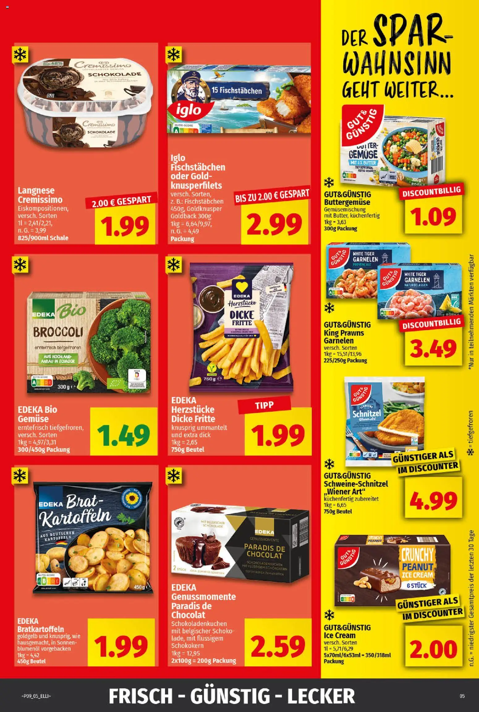 Elli Markt - Broschüre – gültig ab 23.02.2026 | Seite: 5 | Produkte: Schokolade, Iglo, Kartoffeln, Fischstabchen