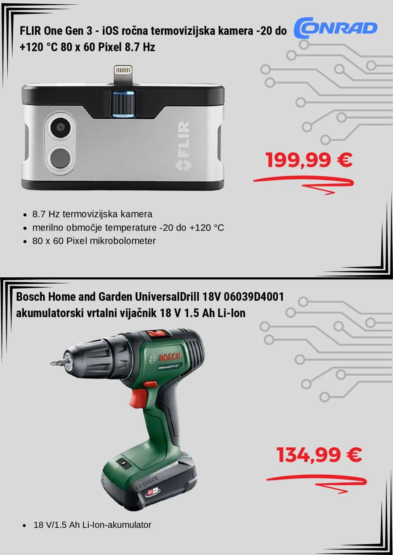 Novi Conrad katalog ponudbe – veljaven od 21.10.2025 | Stran: 5 | Izdelki: Kamera