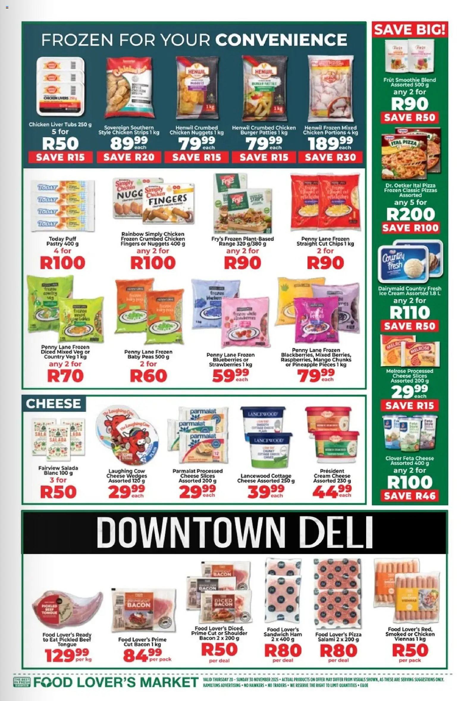 New Food Lover's Market catalogue – valid from 20.11.2025 | Page: 15 | Products: Salami, Pineapple, Cream, Peach