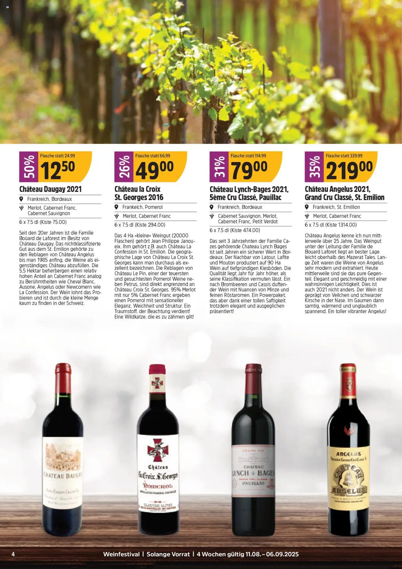 TopCC Aktionen Weinfestival ab 11.08.2025 | Seite: 4 | Produkte: Merlot, Wein