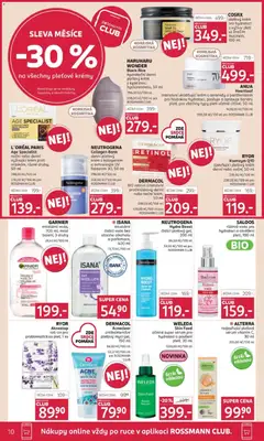 Náhled letáku Rossmann leták od 05.11.2025 | Strana: 10 | Produkty: Sérum, Krém, Tea Tree Oil, Růžová voda