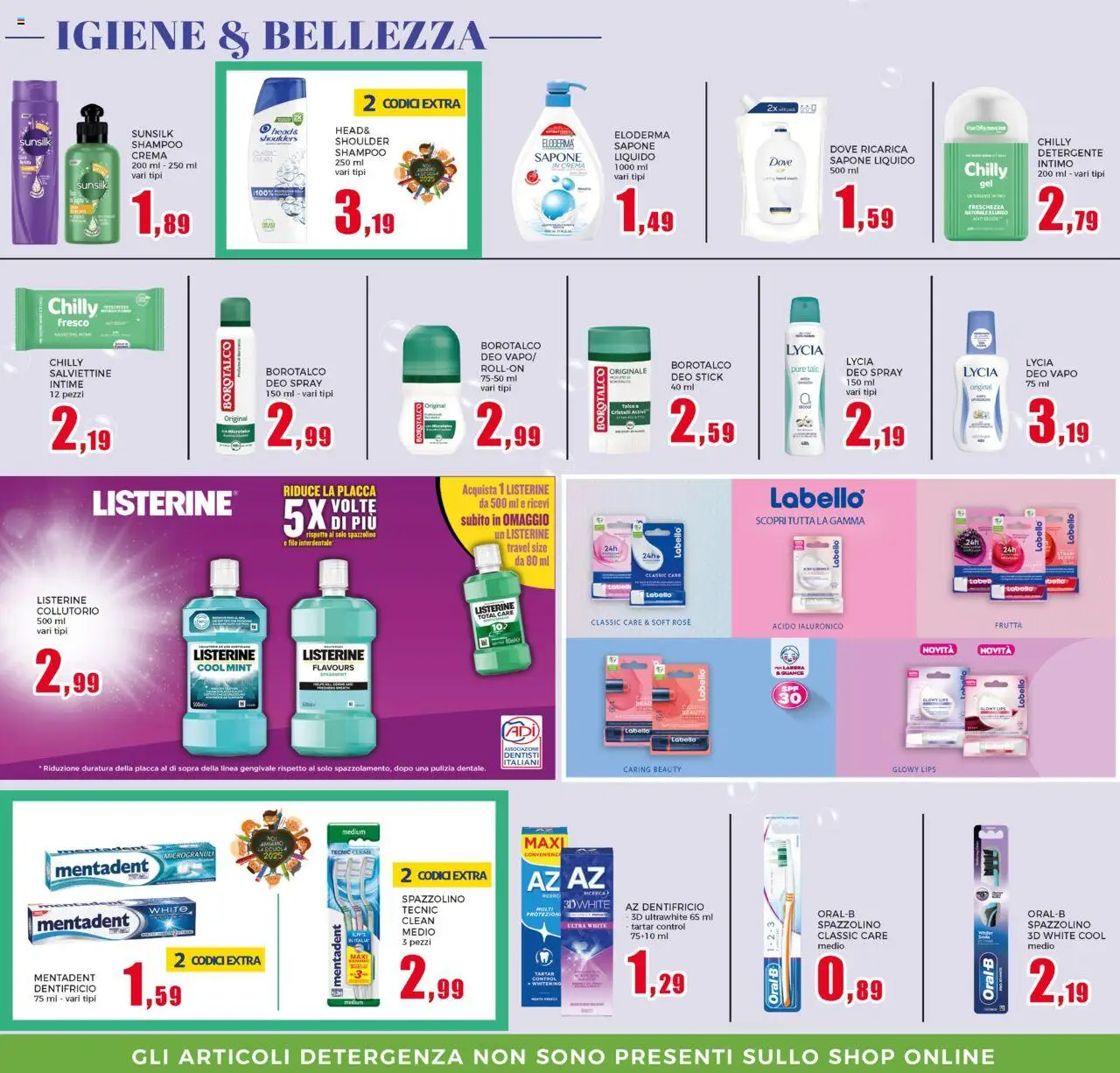 Volantino Happy Casa del 15.10.2025 | Pagina: 22 | Prodotti: Shampoo, Crema, Sapone, Detergente