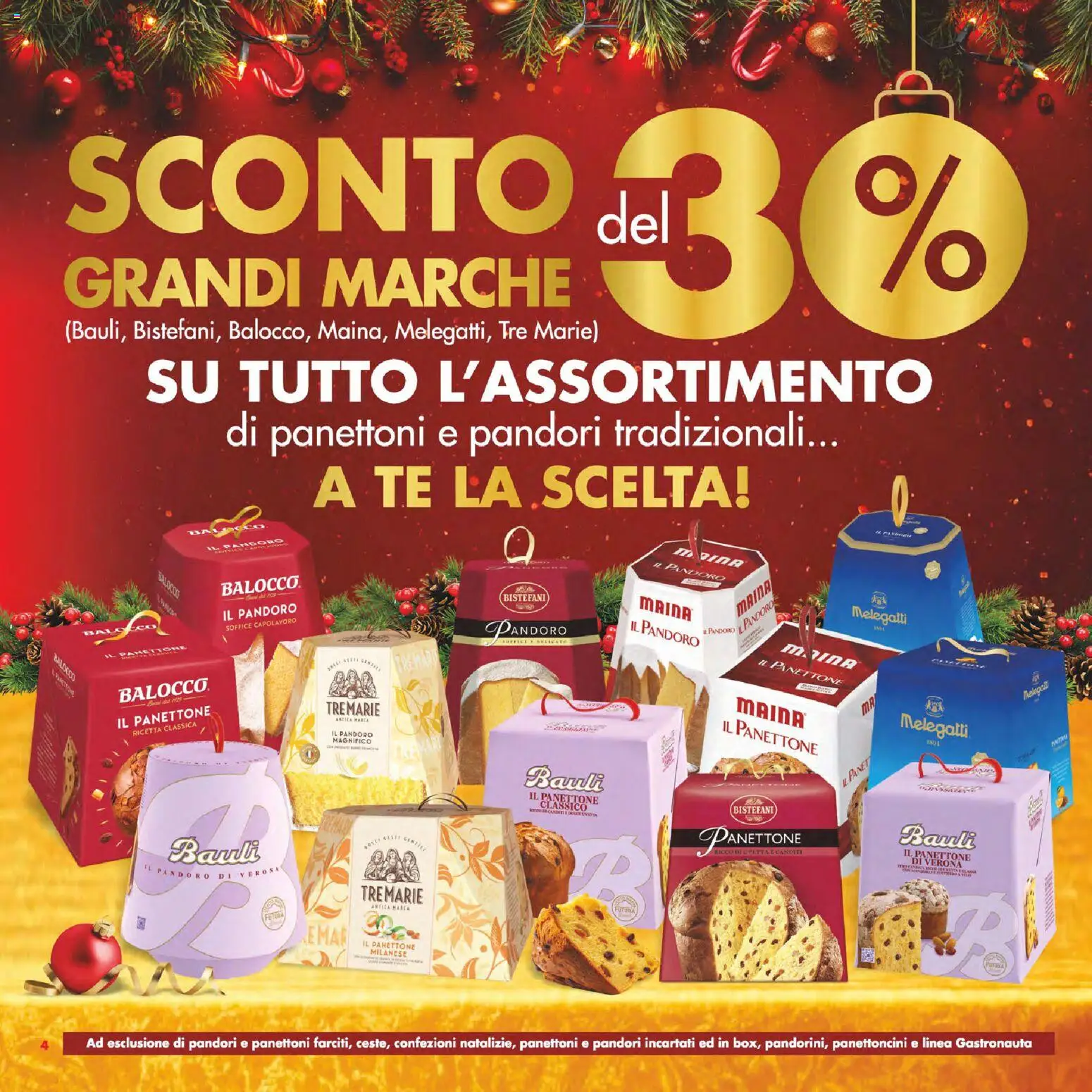 Volantino Decò del 16.12.2025 | Pagina: 4 | Prodotti: Tè, Pandoro, Panettone