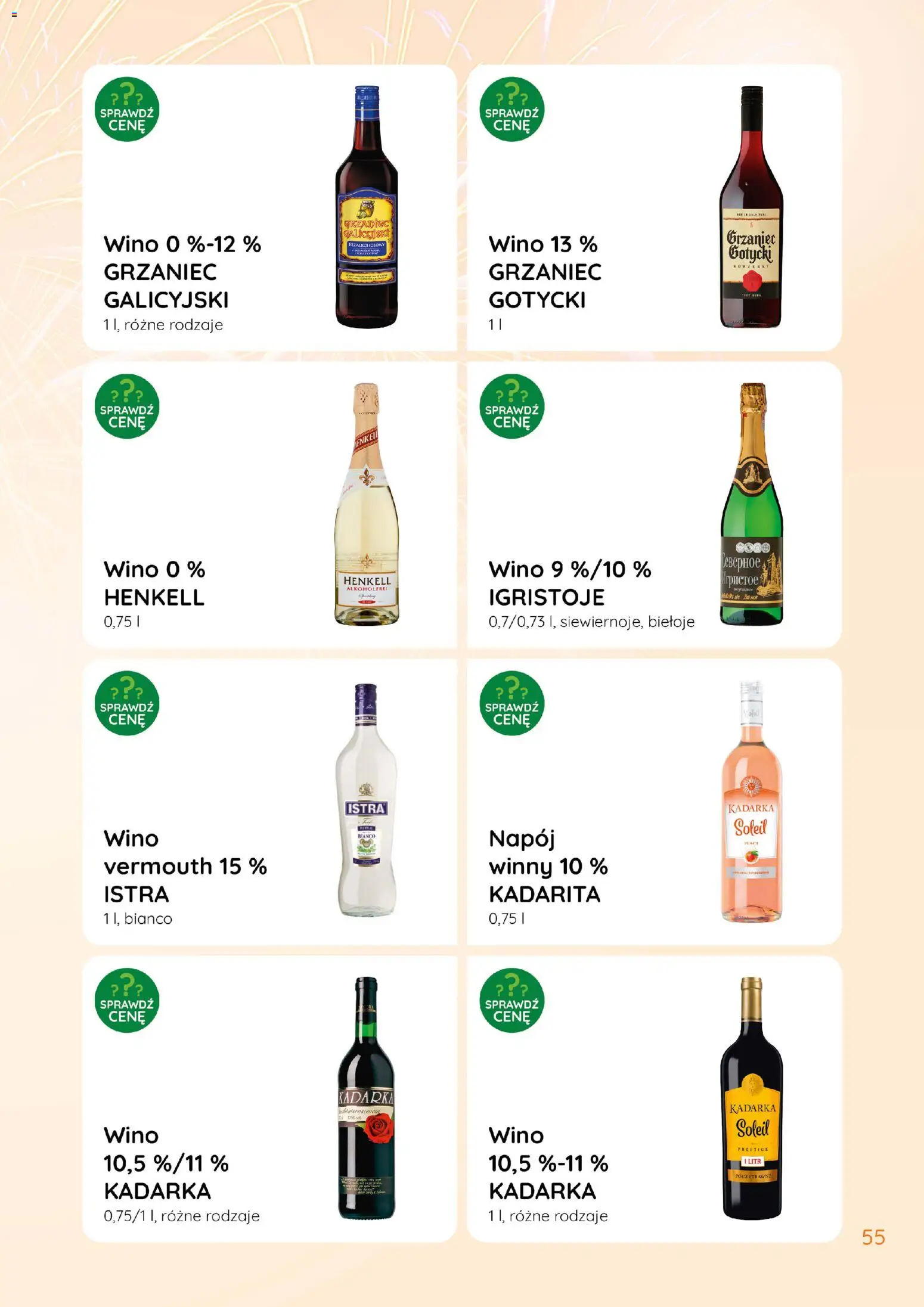 Eurocash Gazetka - Katalog Alkoholowy od 01.01.2026 | Strona: 55 | Produkty: Wino