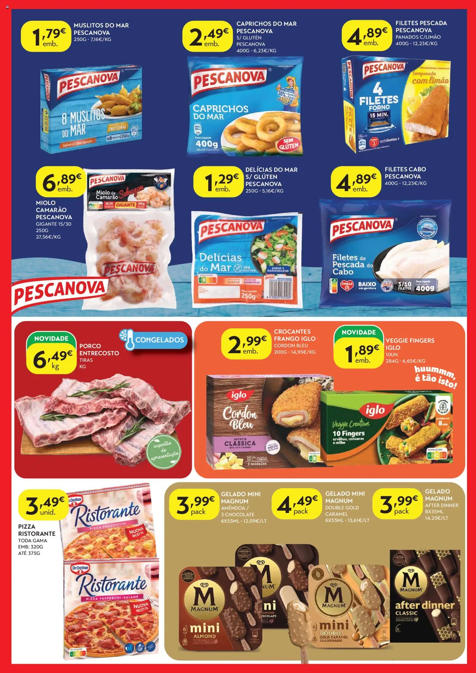 Spar - folheto │ válido de 09.12.2025 | Página: 3 | Produtos: Camarão, Salame, Pizza, Açúcar
